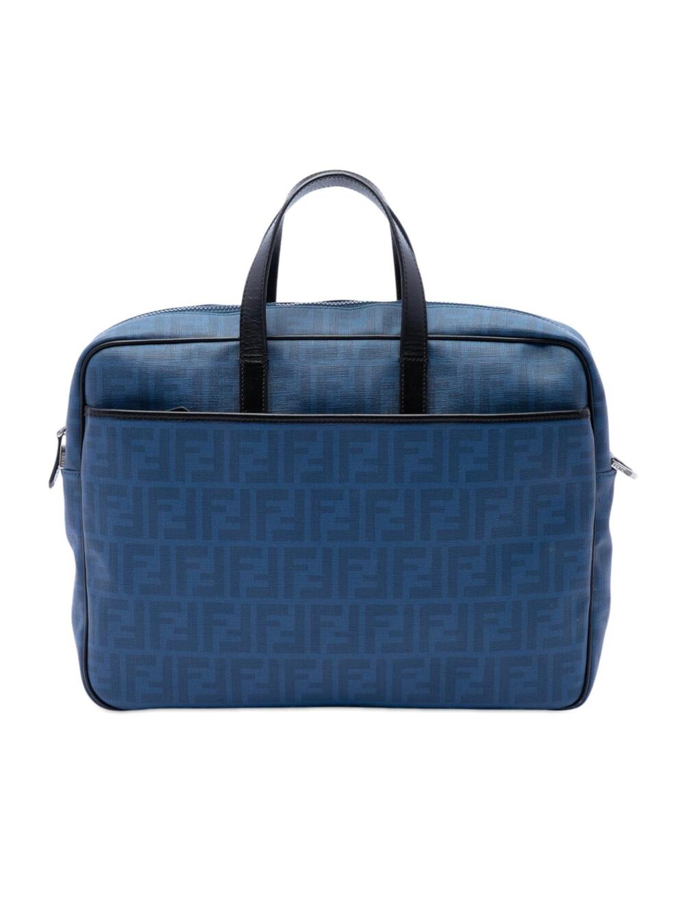 Fendi Zucca Coated Canvas Business Bag #338554F60B